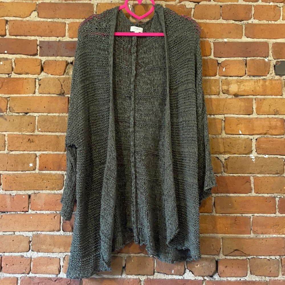 Olive Green Cardigan, M/L, Umgee
